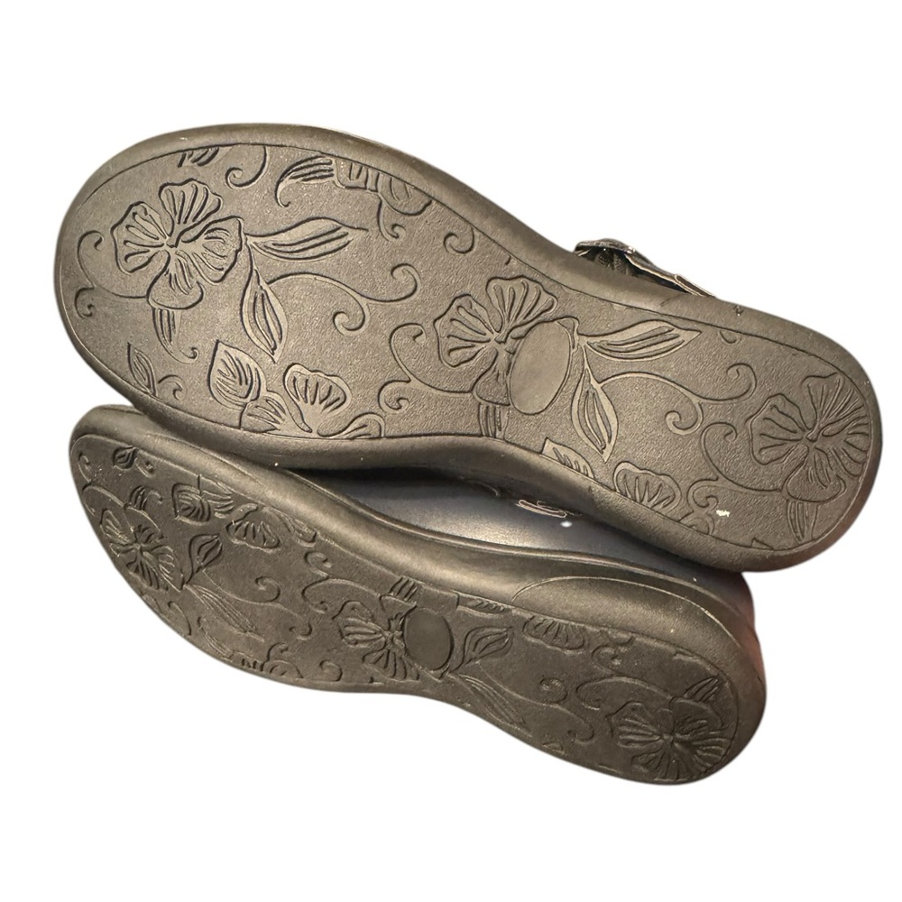 Laura Ashley Girls Navy Mary Jane Shoes size 3 - Picture 10 of 11